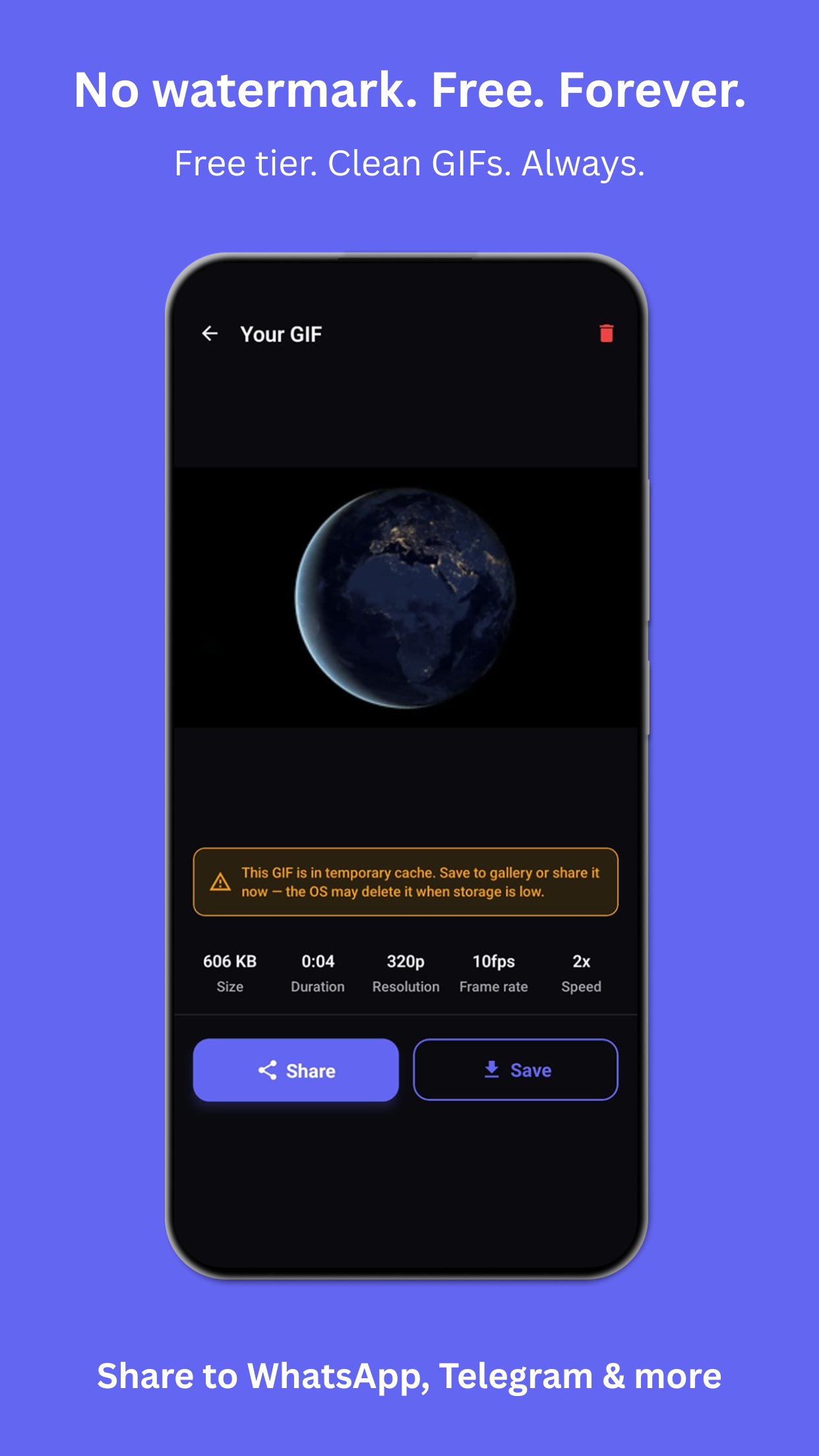 GifDrop — share screen